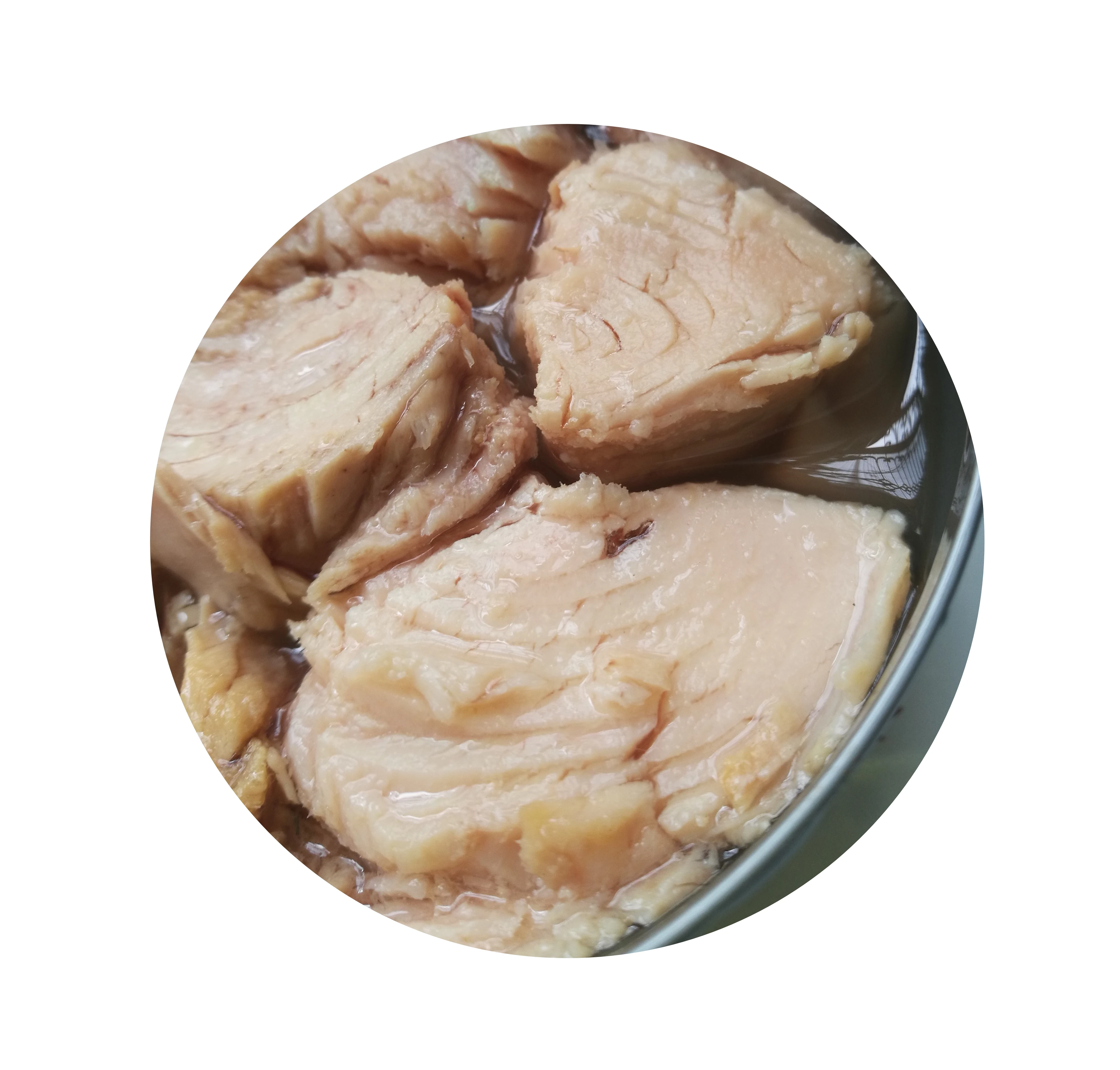 Canned tuna chunks in vegetable oil