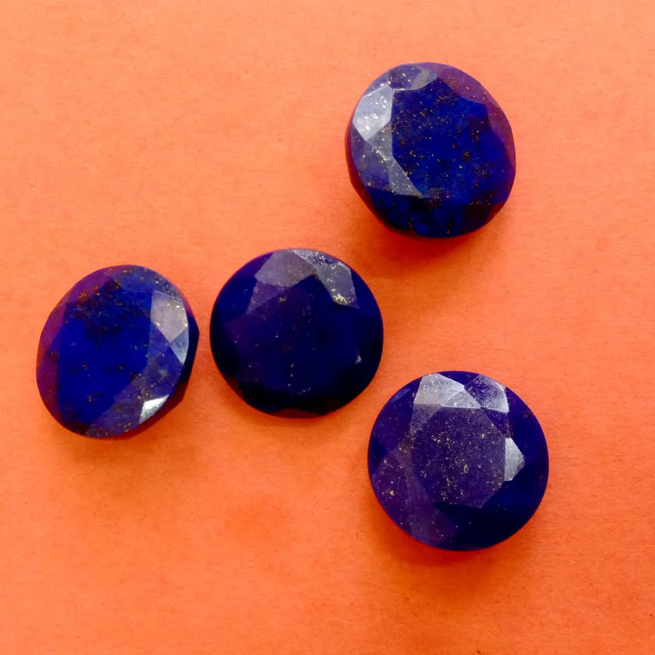 Натуральный Лазурит овальной граненой огранки 7x9 мм свободный драгоценный камень Синий Драгоценный Камень Калиброванный Овальный