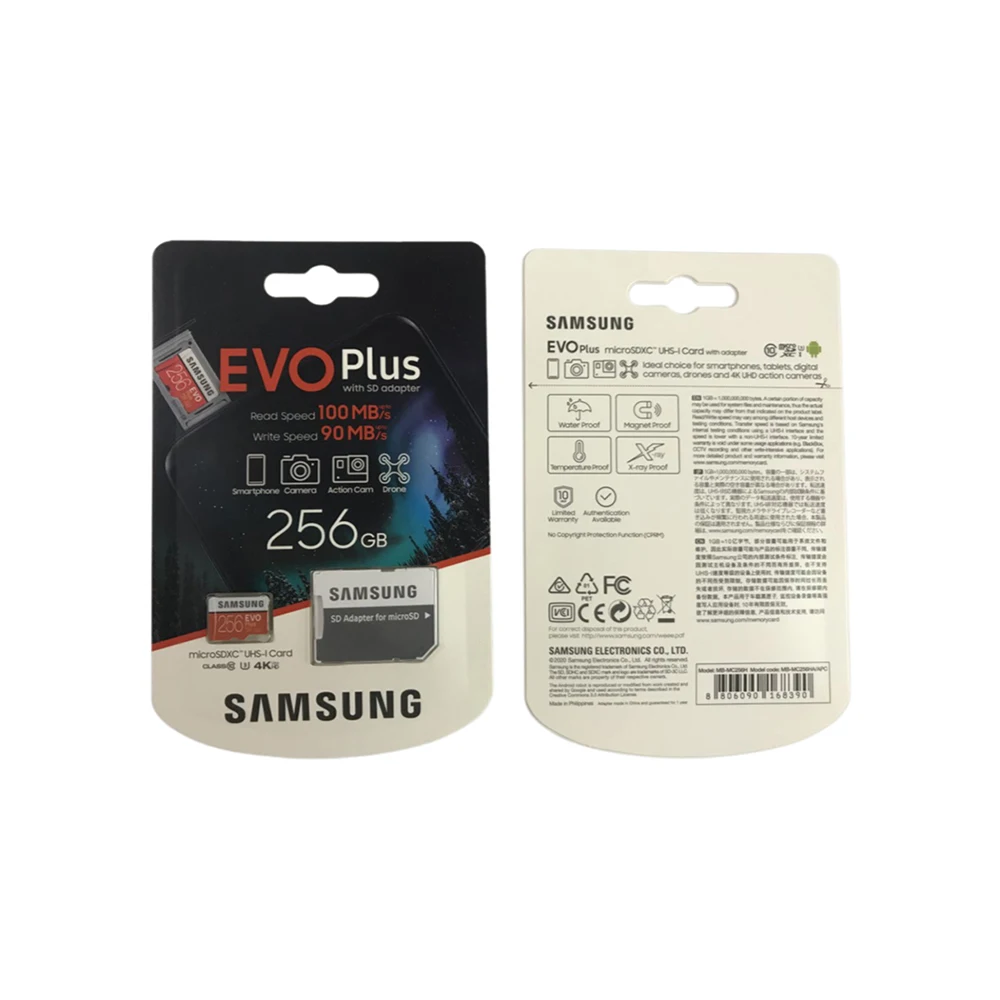Micro Memory Card For SDXC U3 256GB