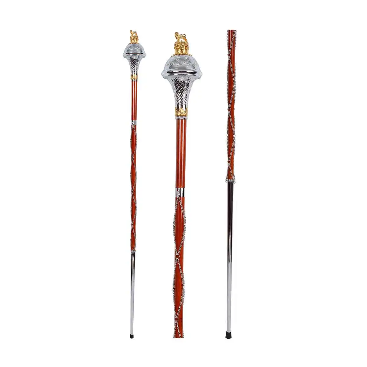 Барабан мажор церемониальная палка для булавы Львиная Корона голова с ручной гравировкой