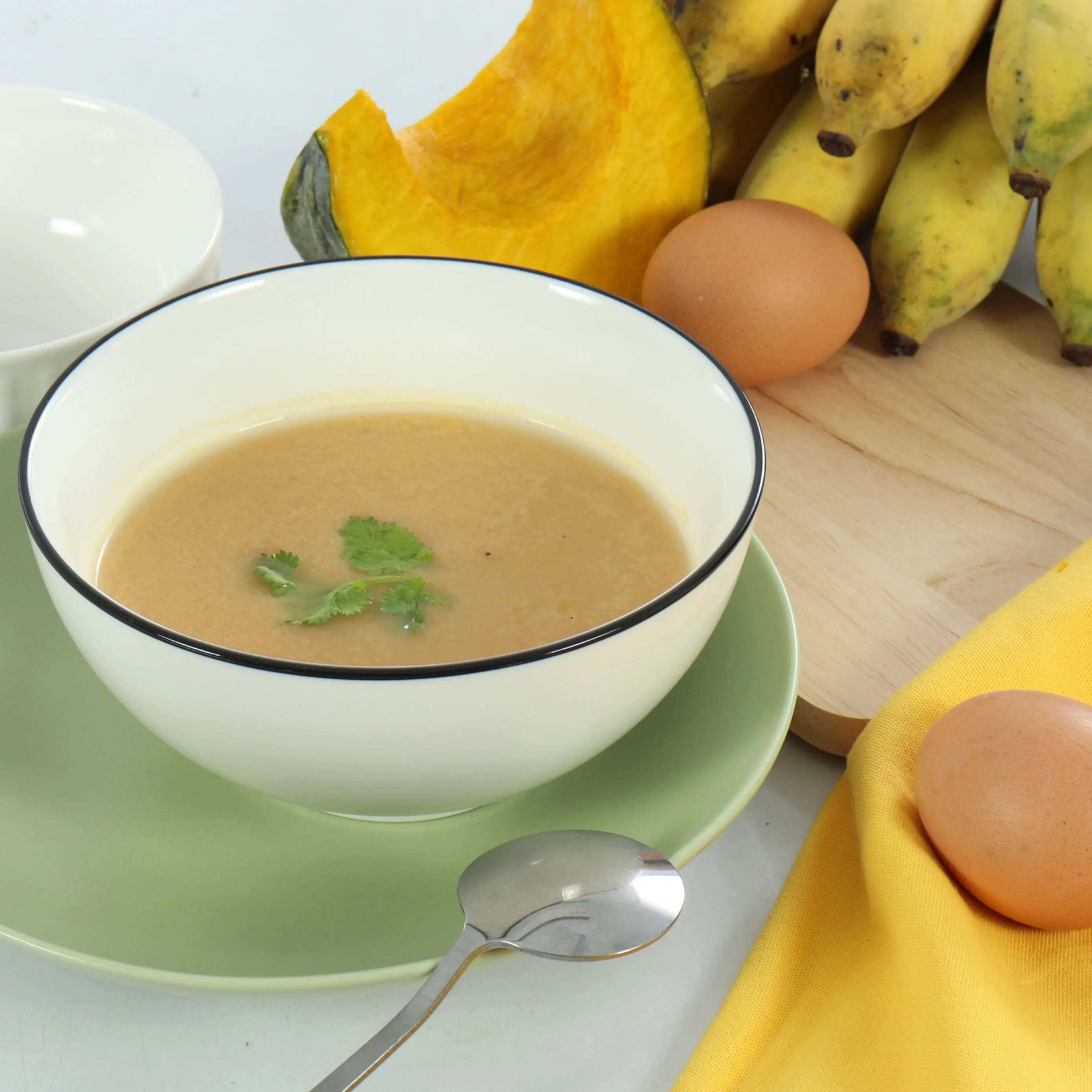 Banana Chicken and Egg Concentrated Soup With Low Sugar formula HALAL Certification