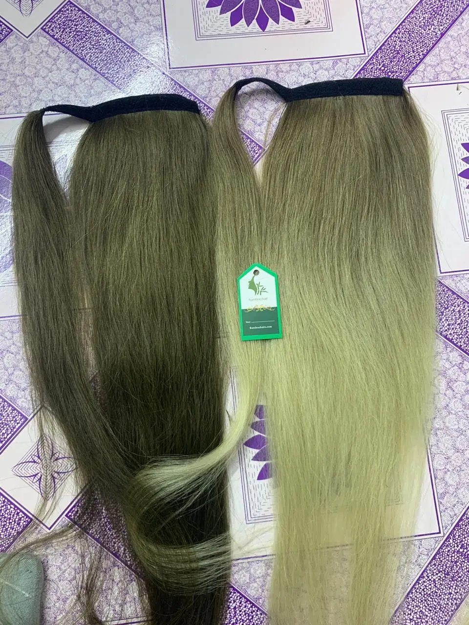 HOT SALE  Extension Ponytail Vietnam Silky Straight Hair Extension Vietnamese Hair High Quality Hair