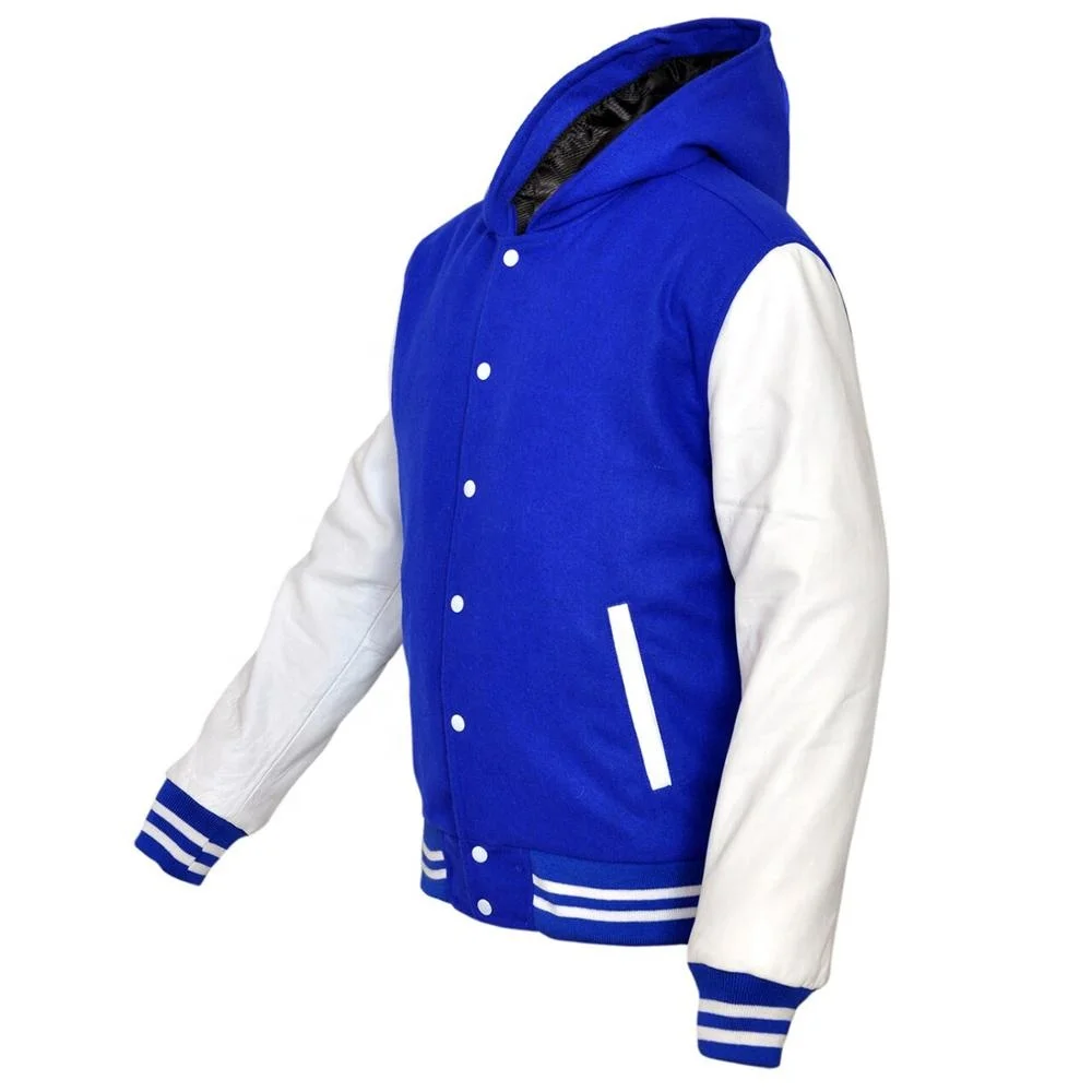 Куртка Varsity с шерстью и рукавами из натуральной кожи