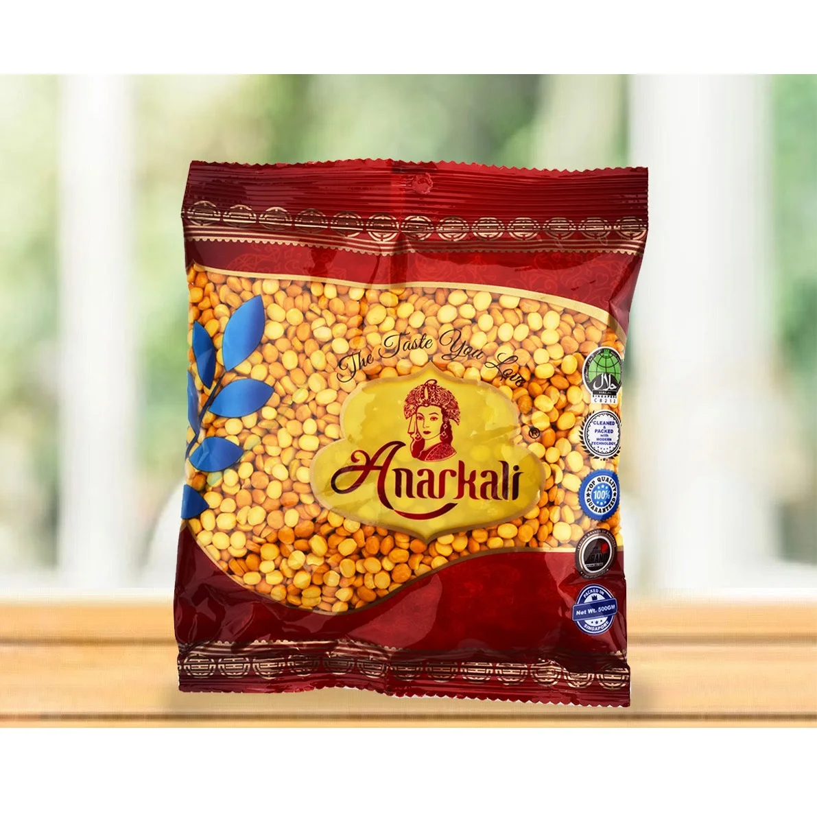 Здоровый, сладкий и ароматический вкус, сушеные каучуковые зерна в граммах Dhal из Сингапура