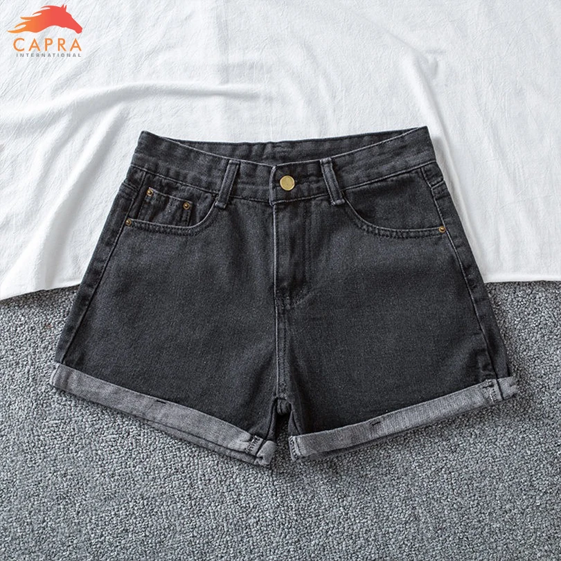 High Waist Denim Shorts Women Plus Size Fashion New Casual Slim Jeans Short Washed Sexy Female Summer Denim Shorts