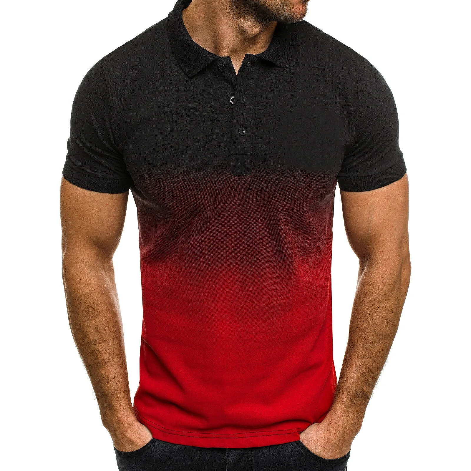 
New Mens Custom Golf Players Polos Hombre Manga Corta T Shirt 100% Cotton Polo Shirt 