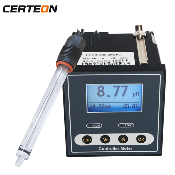 electric industrial measure ORP Controller TDS ph meter electrode sensor monitor glass liquid tester ph probe for spa treatment