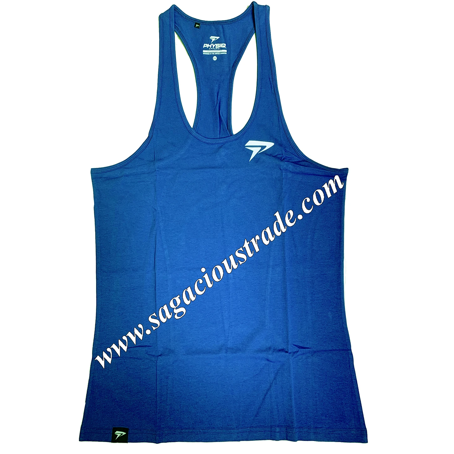 Custom wholesale 100% organic cotton womens printed long line tank top