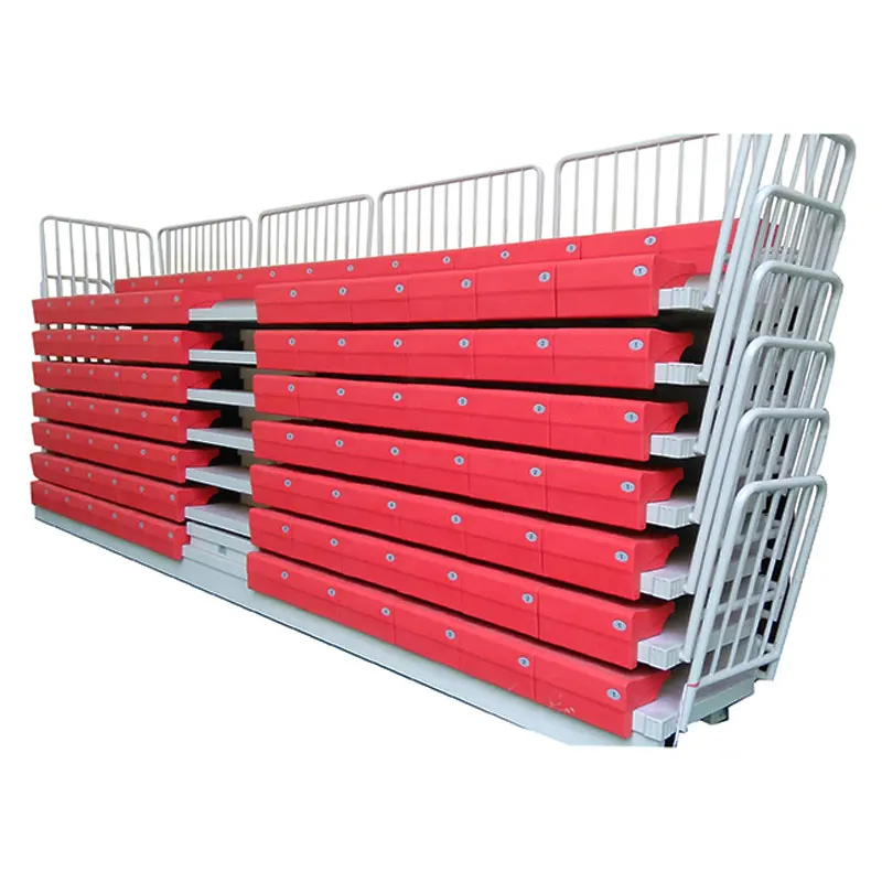 JY-750 CE retractable gym bleachers telescopic seating bleacher folding grandstand retractable gym bleachers