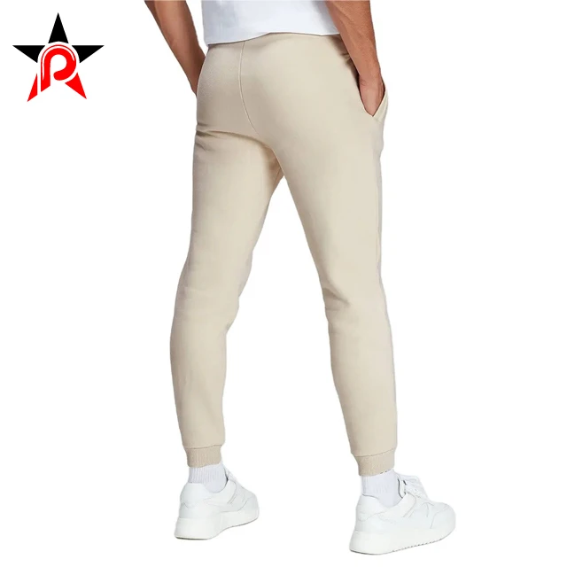 Custom Printed Logo Sport Casual Joggers Sweat Stacked Pants For Men 2021