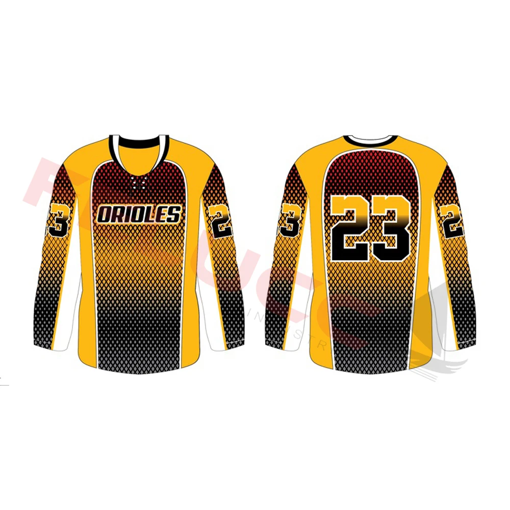 Wholesale Top Quality Custom Ice Hockey Jersey / Sublimation Printed New Design Ice Hockey Jersey / Sports Ice Hockey Jersey