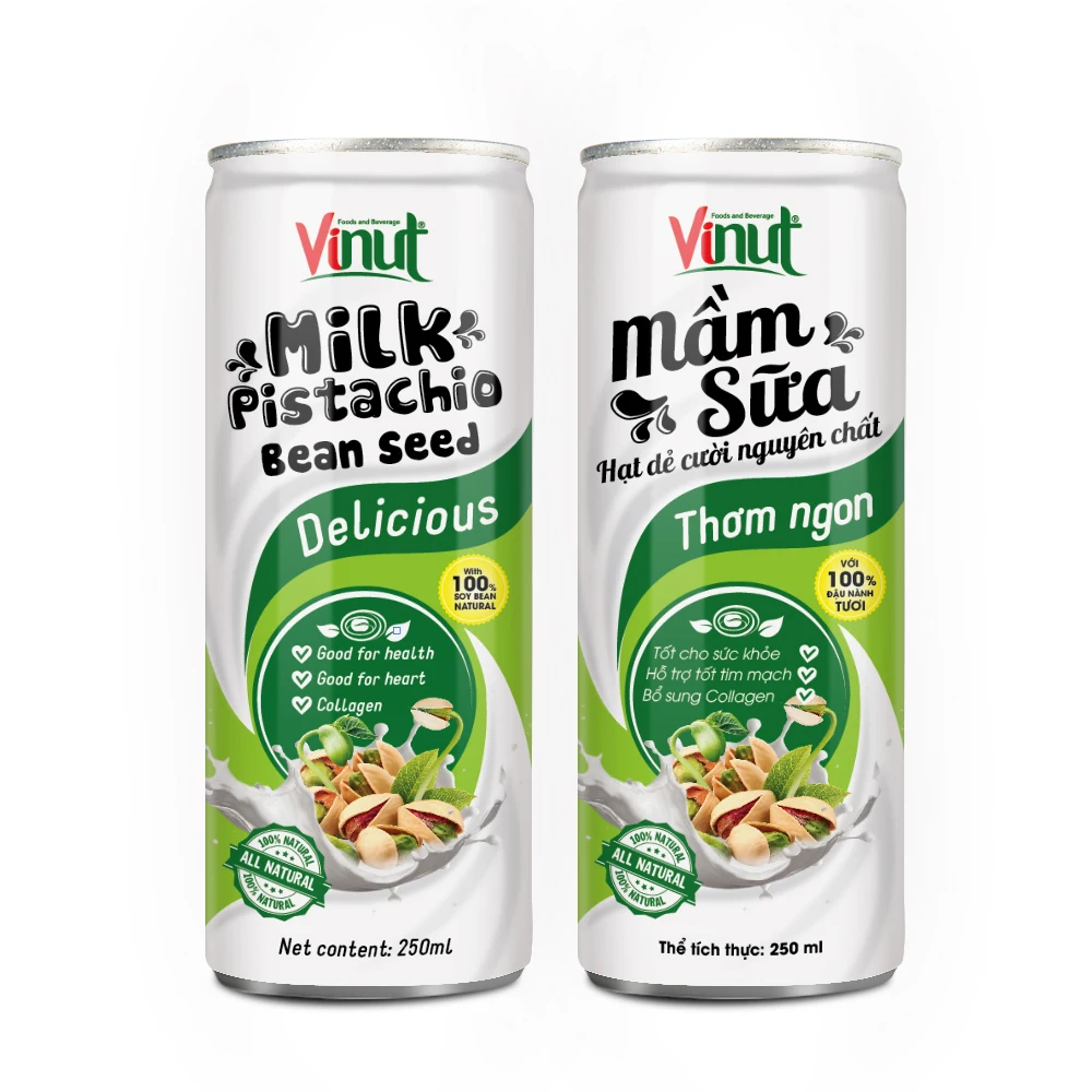 250ml VINUT Canned Pistachio Bean Seed Milk