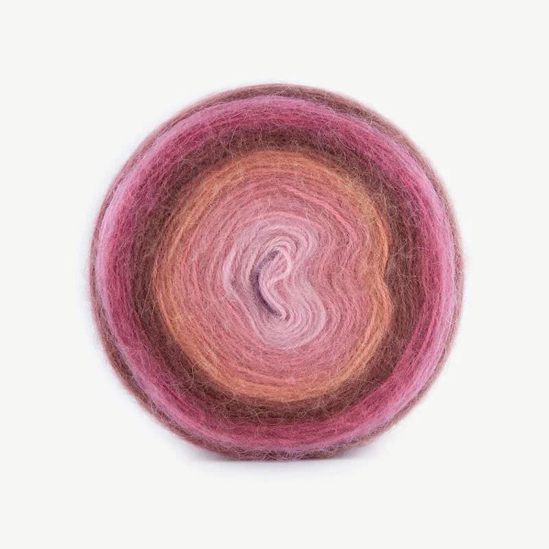 Manas Wholesale Pastel Amazing Wool Acrylic Yarn Cake Yarn For Knitting And Crochet