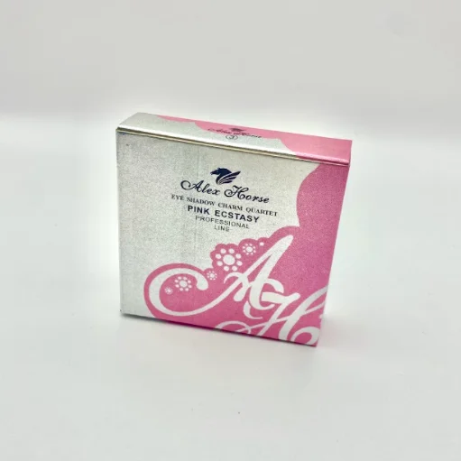 Customized Glossy Lamination empty eyeshadow cream shipper box carton box