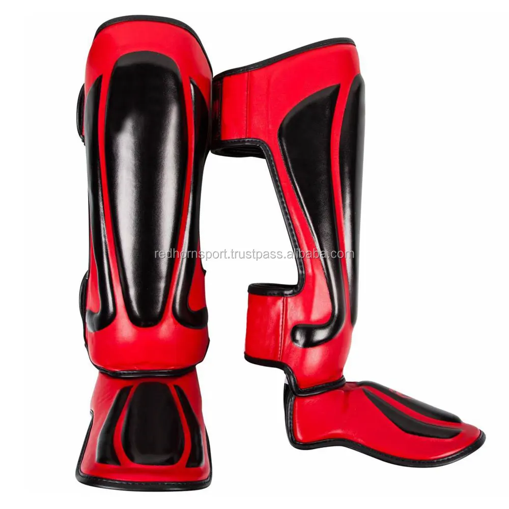 RHS MMA Shin Instep Guard Leg Pads Protective Muay Thai Boxing Training Kickboxing, Boxeo Shin Guards, Custom Shin Protectors
