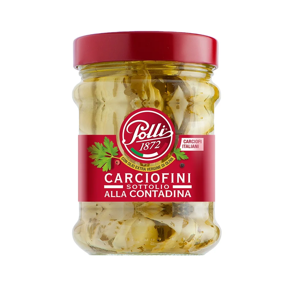 Hot sales 3 years shelf life 285 g mason jar marinated sliced artichokes in oil for export (1600287169304)