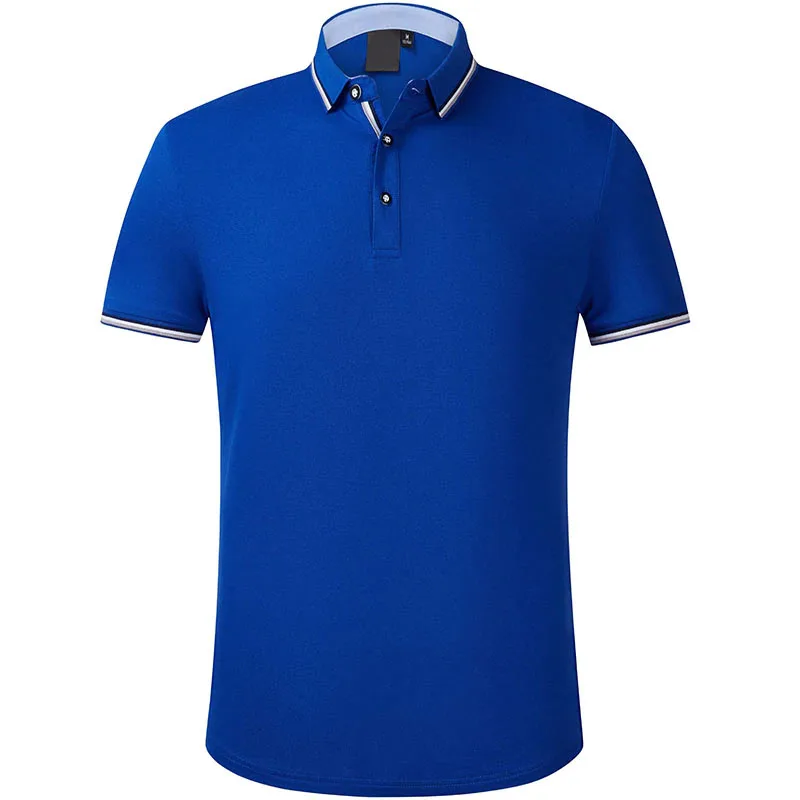  Мужская футболка-поло из 100% хлопка с коротким рукавом