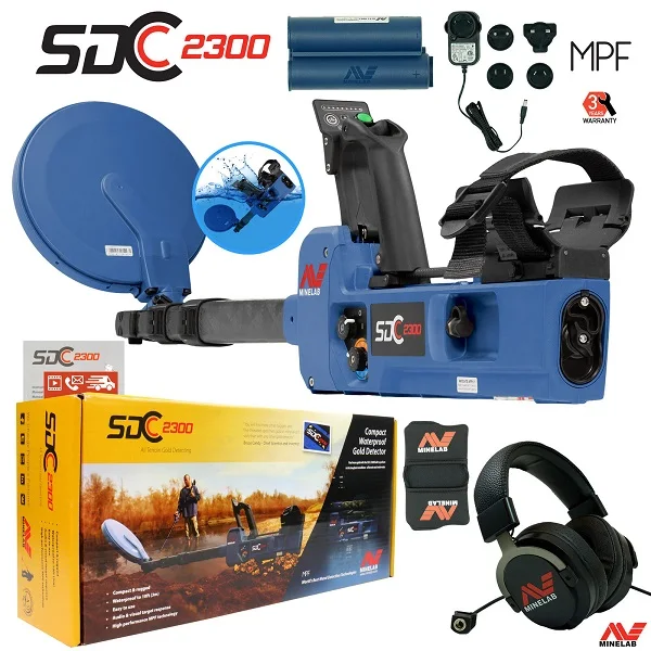 
NEW Min elab SDC 2300 All Terrain Gold Metal Detector Pulse Indication Prospecting 