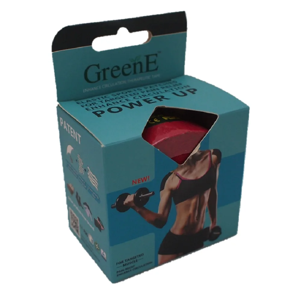 
 GreenE-BtD мягкая акупунктурная обезболивающая лента 500 см-rol (красный) для спортсменов  