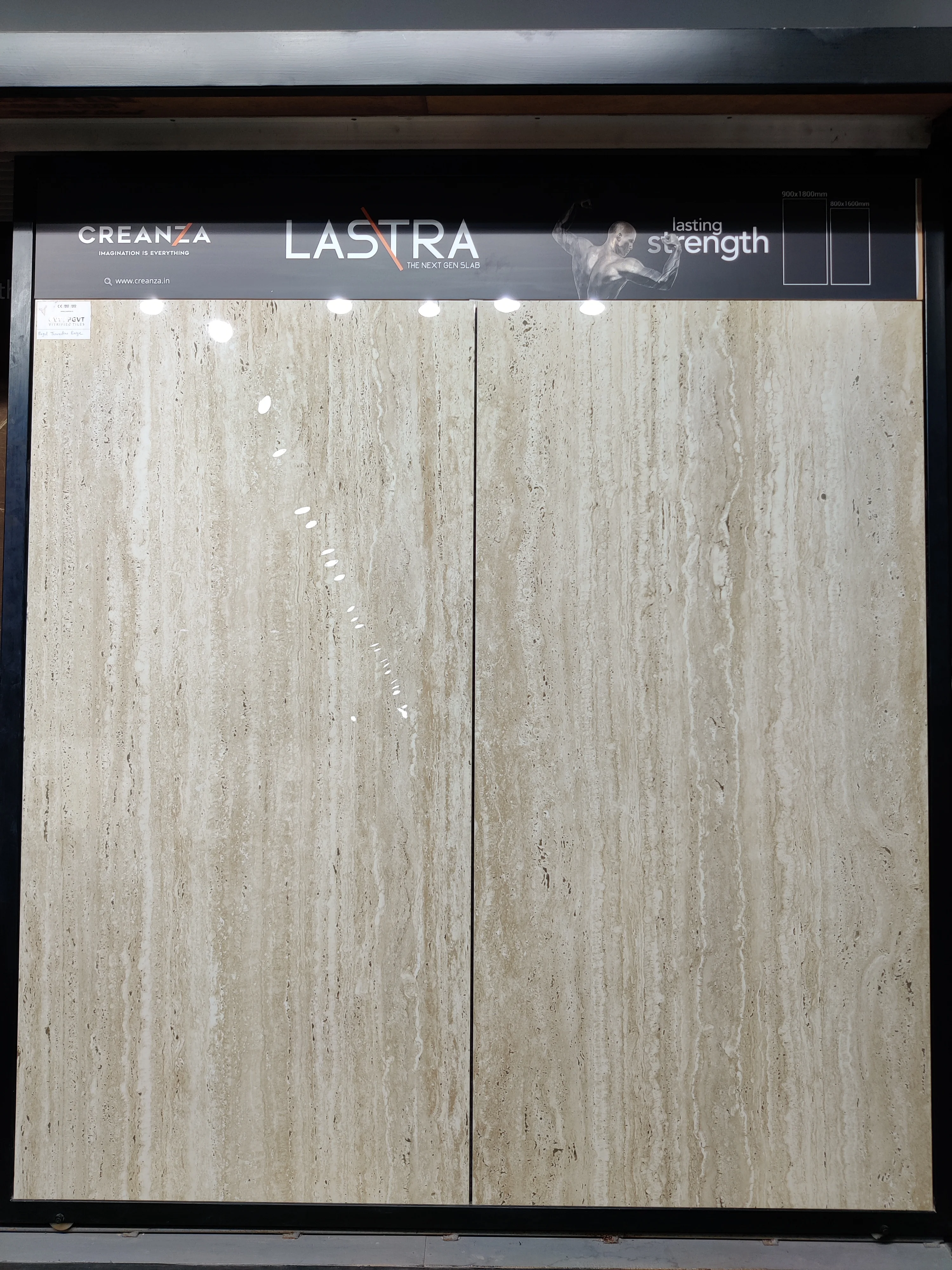 best mexican natural travertino beige marble look porcelain slab tiles for banquet hall large size tile 800x1600mm