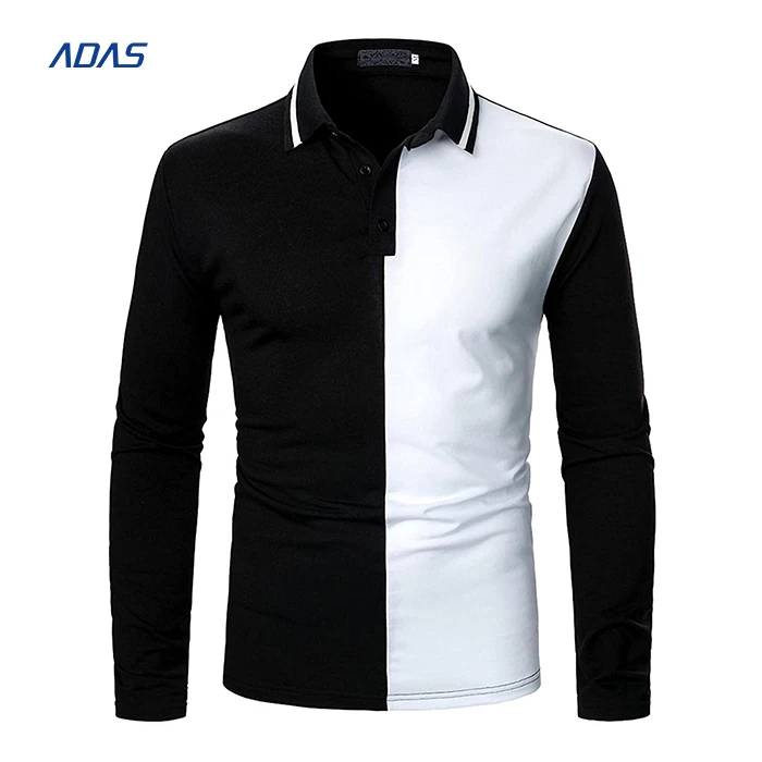 Reliable Supplier Jersey Custom OEM Summer Casual Rugby Polo Shirt Long sleeve Woven Collar Shirt Yarn-Dyed Fabric Rugby Jumper