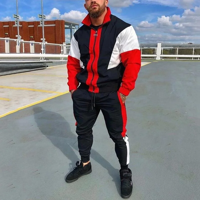 New style wholesale sports custom tracksuit/ Men Sweatsuit/ Custom made Men Jogging Suit