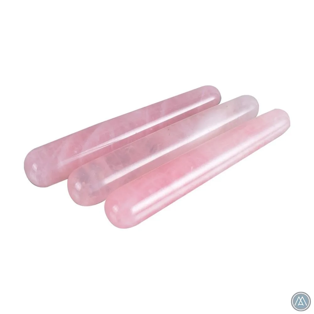 Новинка 2023 г. самая мощная лечебная палочка из розового кварца для гладкого массажа эмоционального лечения и медитации