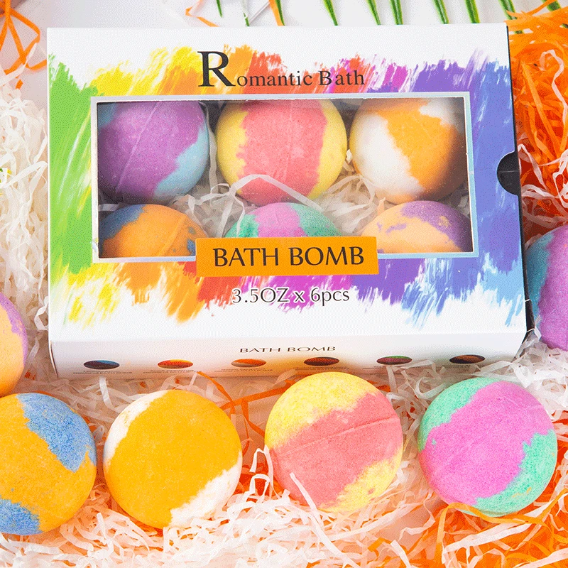 OA 30 days Stock Wholesale Organic Private Label Vegan Bubble bath Oil Bath Bombs Gift Set