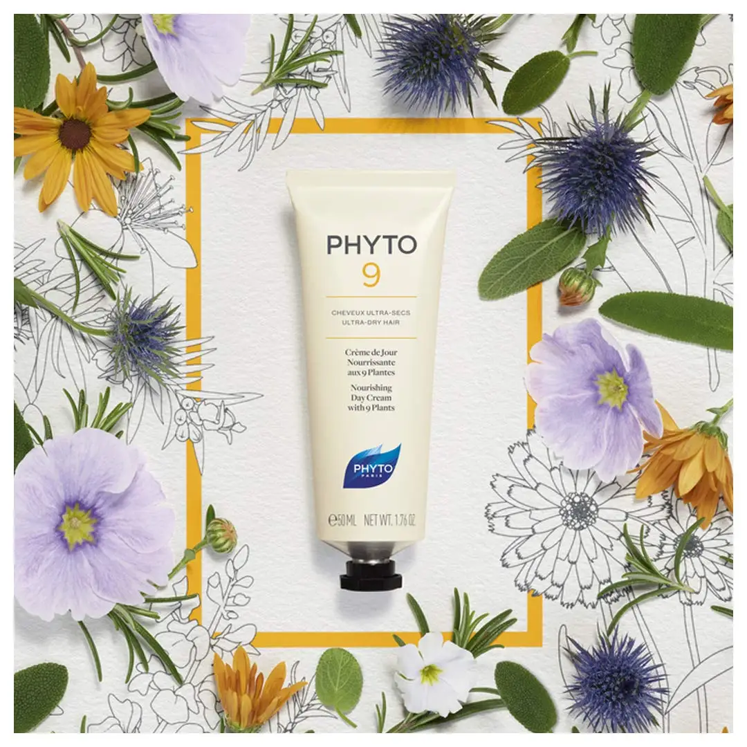 Питательный дневной крем PHYTO 9 с растениями для здоровых и красивых волос топовый продукт