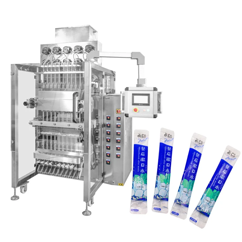 Reasonable price 4-lines 6-lines tomato paste honey stick paste packing machine