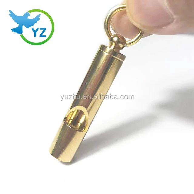 YZ factory wholesale/retail brass monochamous pigeon whistle