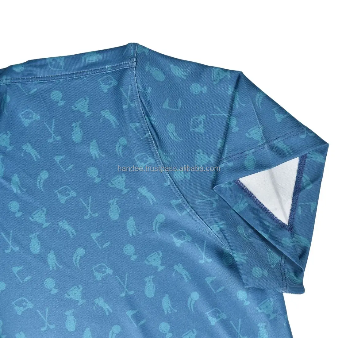 Top Hot Sale Products Slim Fit Golf Shirt Spandex Polyester Cool Max Tshirts Sublimation T shirts Plain Custom Printing