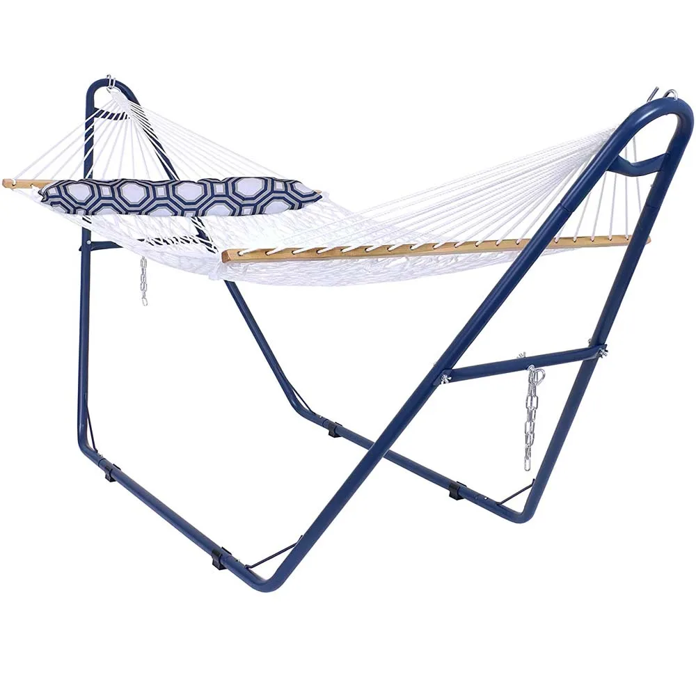 Двойной гамак-качели из полиэстера для использования в помещении и на