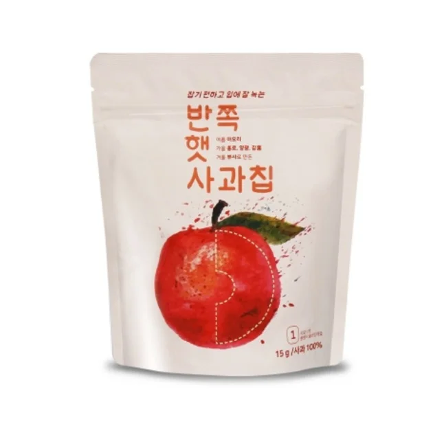 
Premium HACCP certificated dried apple chips organic food baby dessert made in Korea 