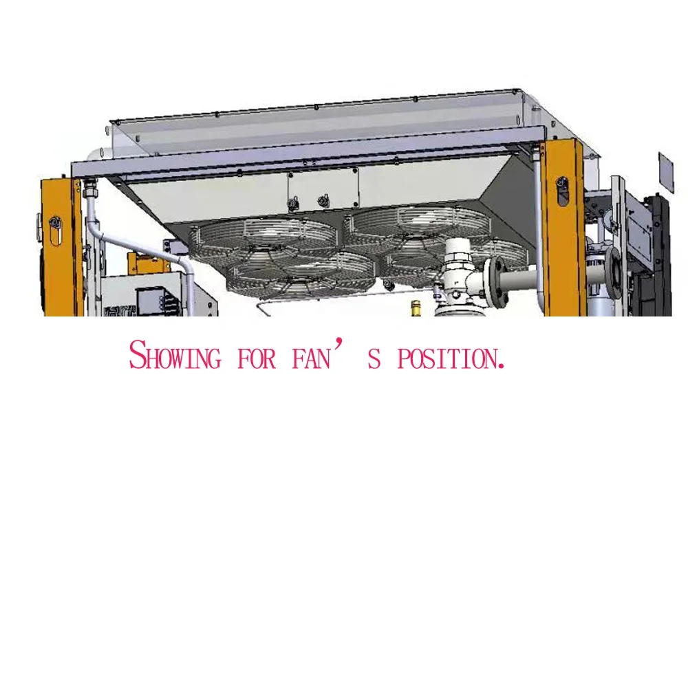 Fan spare parts for BD-37EPM B&D brand rotary screw air compressor