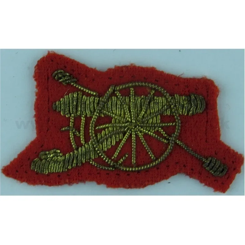 Reproduction Military WWII RA Royal Artillery Bullion Badges Grenadier Flaming Grenade OEM ODM Service