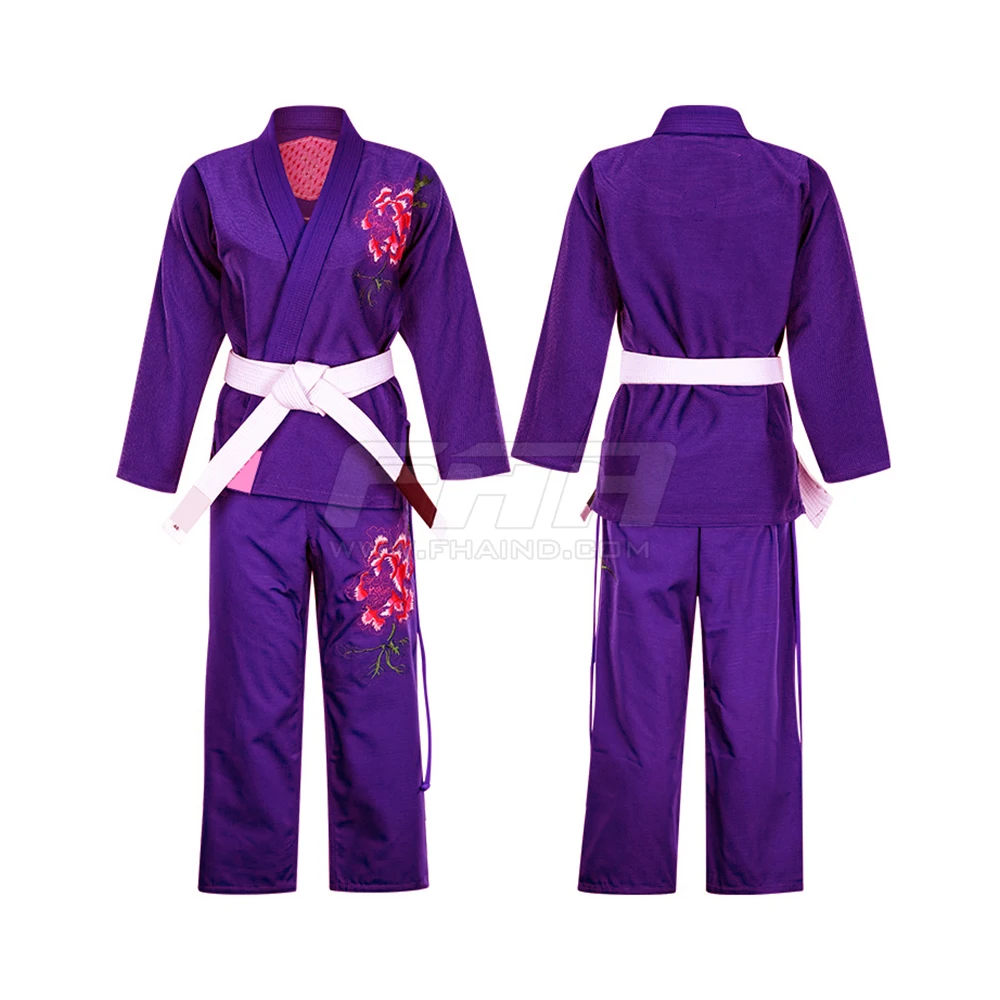 Wholesale Customized made Brazilian Jiu Jitsu Gi bjj kimono suit uniform Training bjj Jiu Jitsu Uniform White Jujitsu Uni