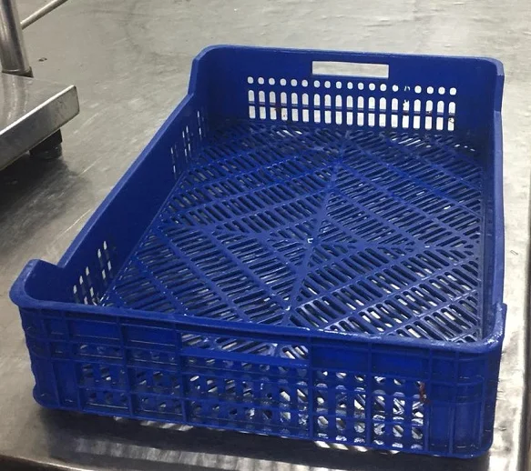 Новый пластиковый ящик 2022 сверхпрочный для фруктов и овощей пластиковые ящики корзины хранения