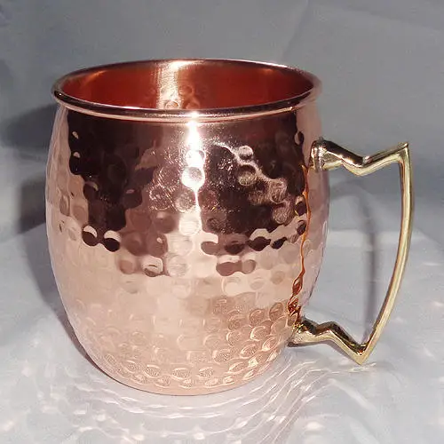 
Moscow Mule Copper Mug Copper Plated Stainless Steel Mug Engraved Beer Drinking Mug Hot sale products 