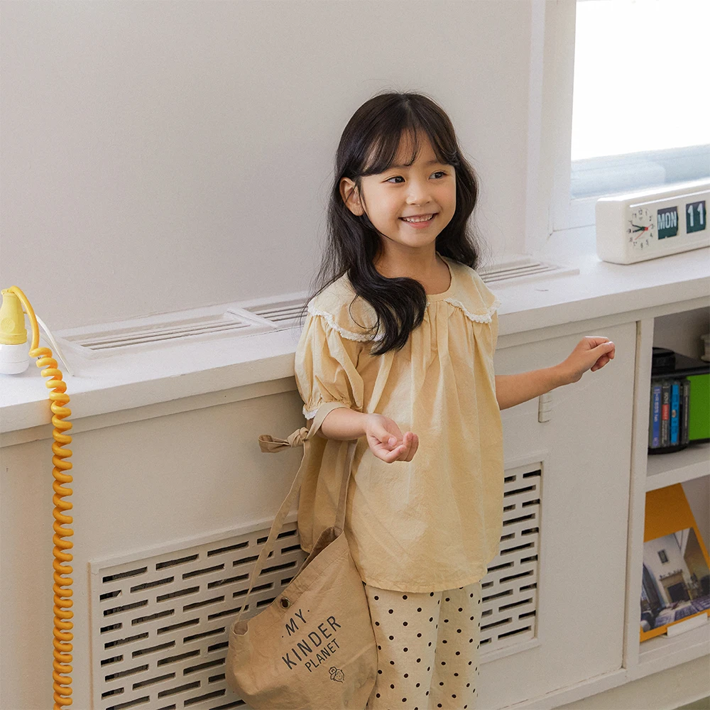 DE MARVI Kids Toddler Cotton cross shoulder bag Boys Girls Summer Four season Wholesale Korean Manufacturer MADE IN KOREA