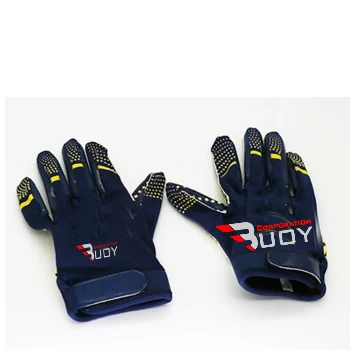 
Hot Sale Custom American Football Gloves for Football Goalkeeper Receiver Sports Men 