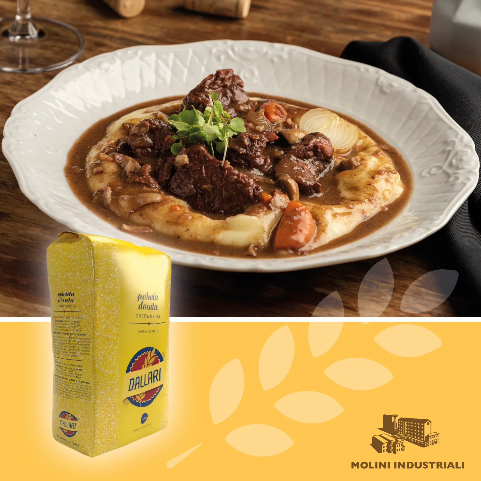 TOP QUALITY ITALIAN MAIZE CORN FLOURS FOR POLENTA AND BREAD GLUTEN FREE: RETAIL SPECIAL FLOUR BUNDLE - 2