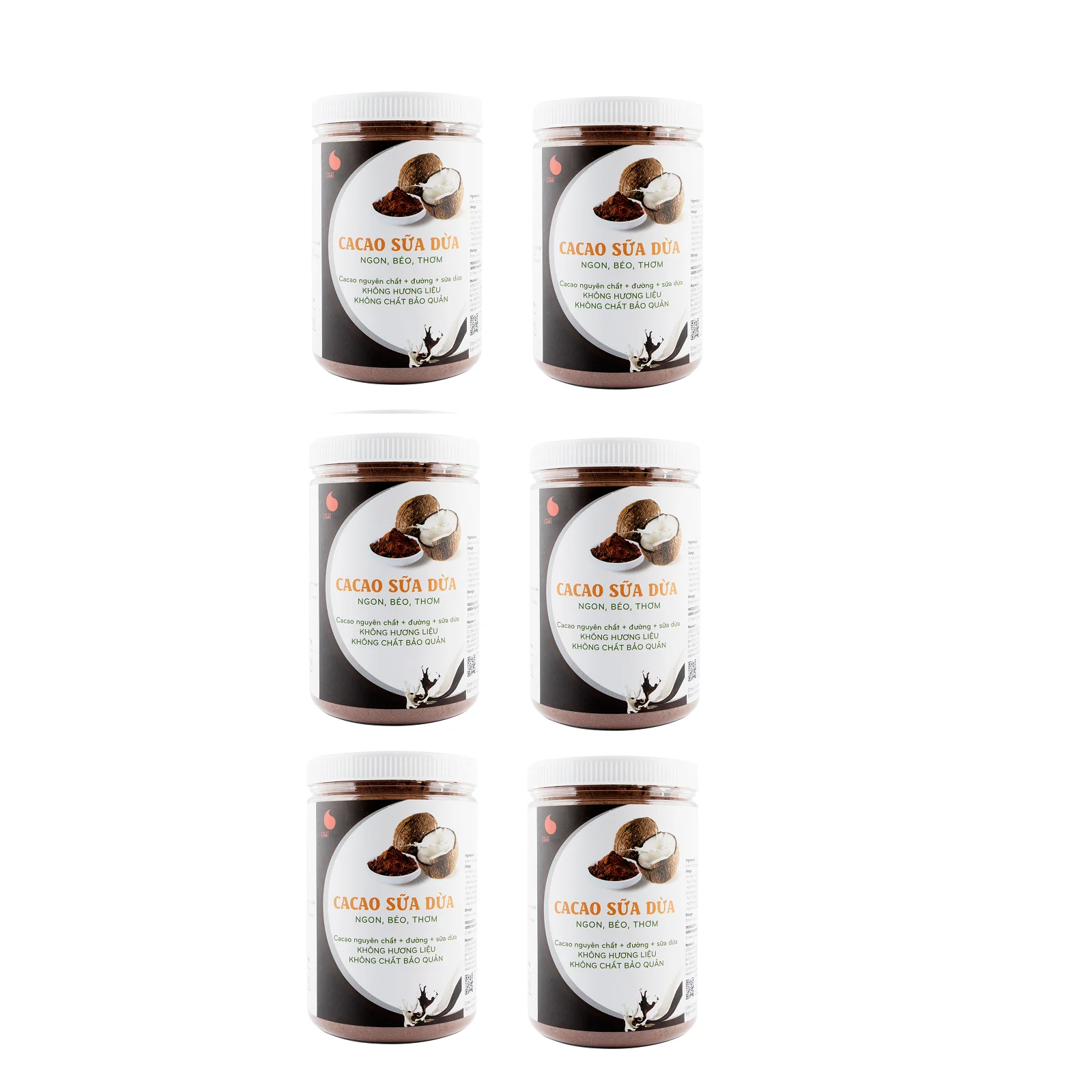 
High quality CACAO Coconut Jar 550g Raw Cocoa Powder Ingredient In Shelf Life 24 Months chocolate taste with cheap price 