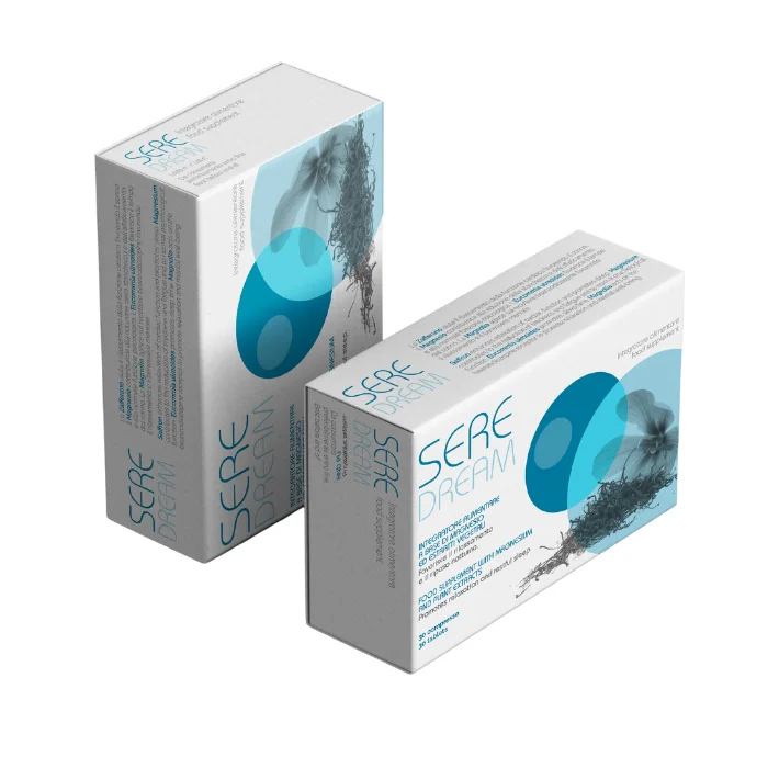SEREDREAM is an Italian nutritional supplement developed to enhance relaxation and restful relaxation sleep 30 pills BIOFARMA