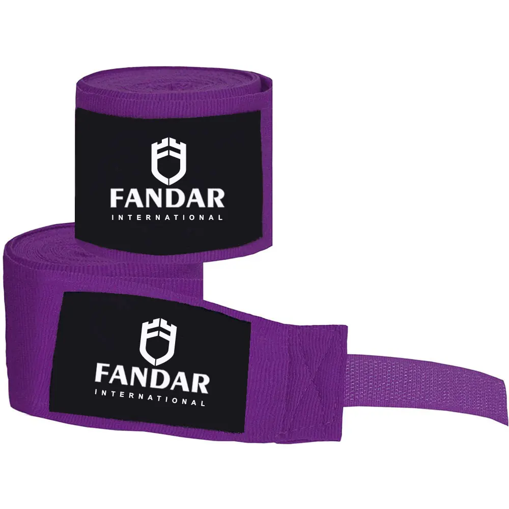 Hand Wraps Boxing  High quality cotton & spandex blend Light touch of special  hand wrap roller breathable comfort