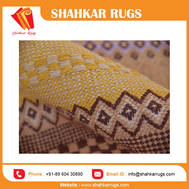  Производитель по оптовой цене высокое качество линейный дизайн плоский Плетеный Ковер с принтом