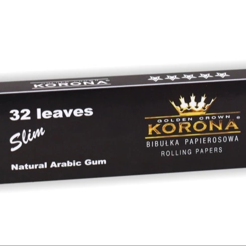 Korona King Size Slim Rolling Papers 32 leaves