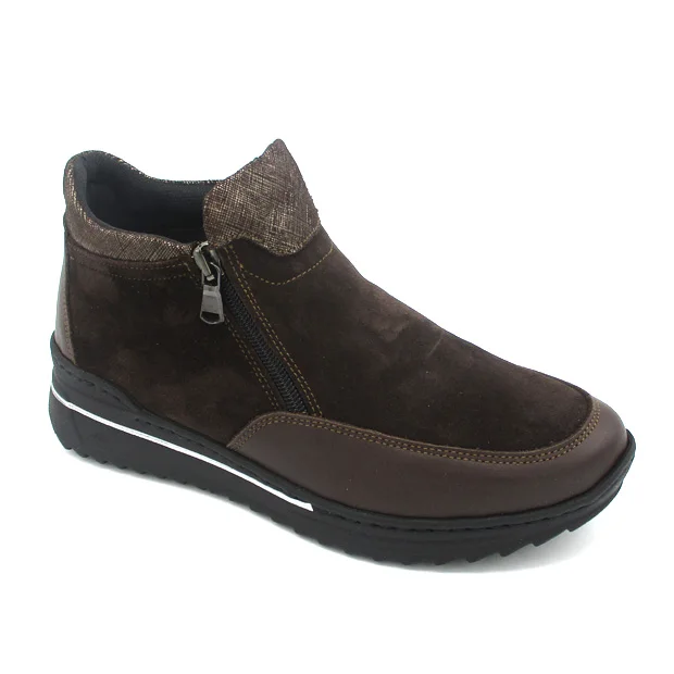 
Hand stitched with removable insole and pu sole Leather Womens Boots 