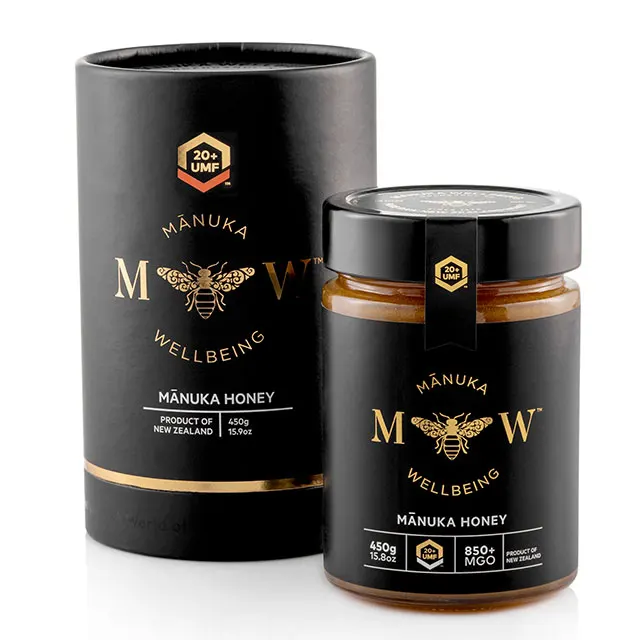 Manukawelless-premium 100% мед мануки из Новой Зеландии, UMF 20 + / MGO 850 + 450 г