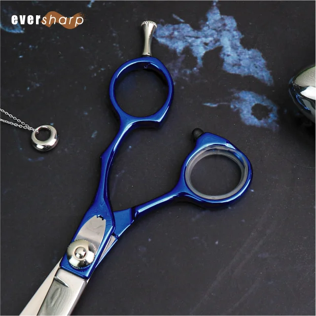 High Quality OEM ODM Hairdressing Scissors Stainless Steel Barber Scissors with Steel Handle Sharp Straight Blade